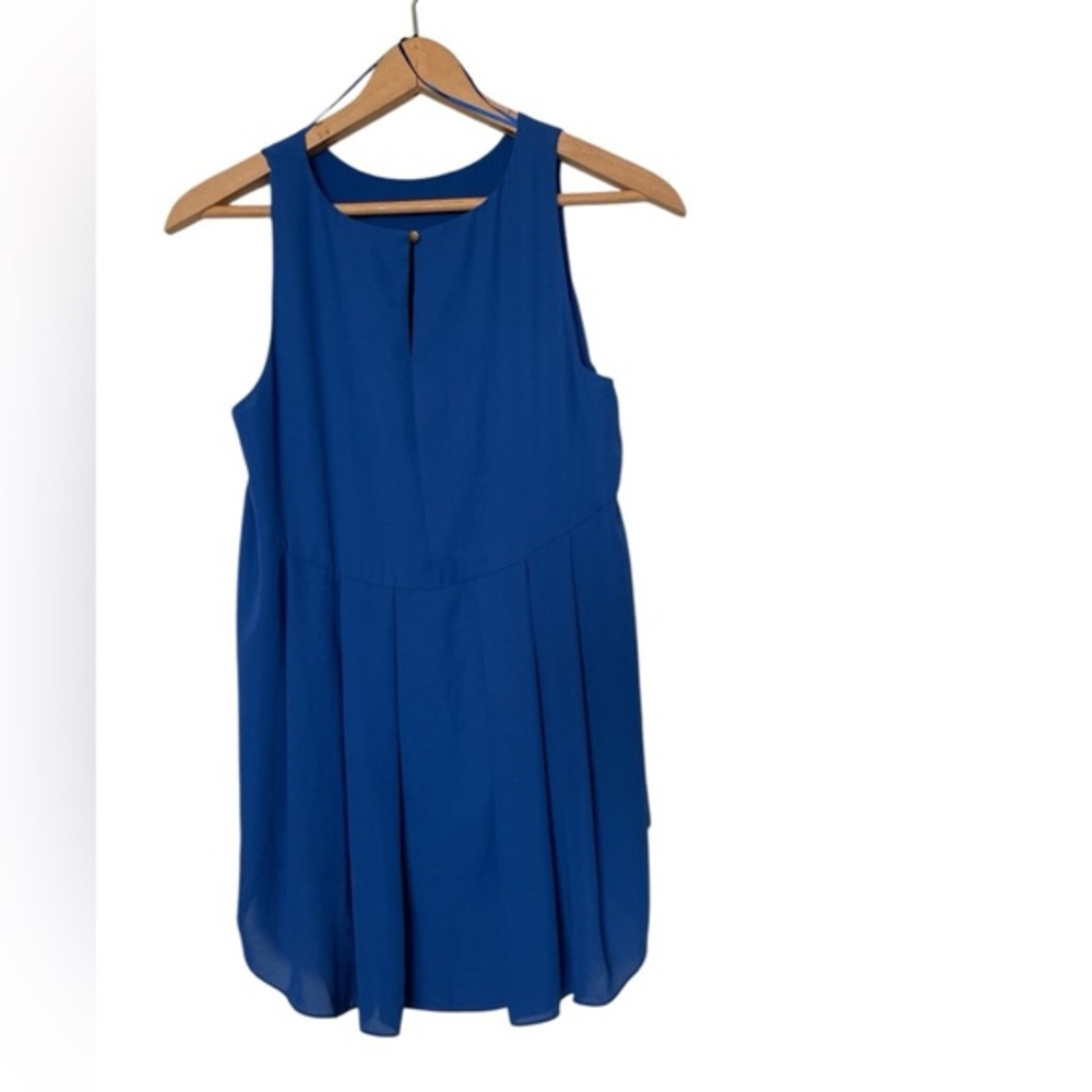 Vince Camuto Royal blue‎ Sleeveless Hi lo Blouse